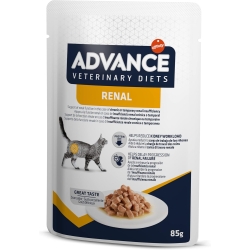 Veterinary Diets Renal Pollo - Alimento dietetico completo per gatti adulti renali 85 gr