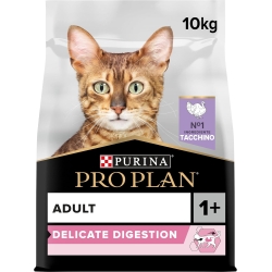 Purina Pro Plan Delicate Tacchino - Alimento completo per gatti adulti con digestione delicata 10 kg