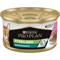 Purina Pro Plan Sterilised Maintenance Tonno e Salmone - Alimento completo per gatti sterilizzati 85 gr