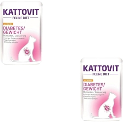 Diabete Pollo - Alimento umido per gatti adulti con diabete e per il controllo del peso 85 gr