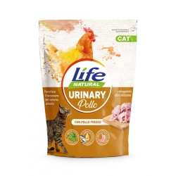 Life Natural urinary Pollo - Alimento completo per gatti con supporto urinario 800 gr