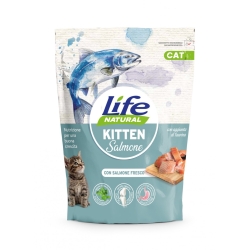 Life Natural kitten Salmone - Alimento completo per gattini 800 gr