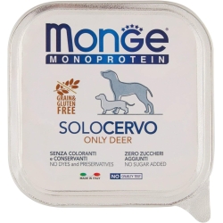 Monoprotein SOLOCERVO - Alimento completo per cani 150 gr