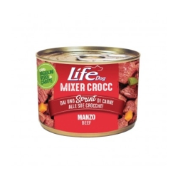 Life Dog Mixer Crocc Manzo - Alimento complementare per cani da miscelare con cibi secchi 150 gr