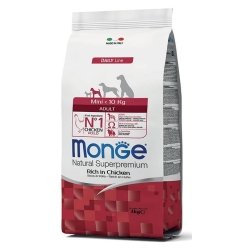 super premium adult mini ricco di pollo mangime secco 3 kg