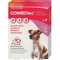 Combotec - 3 Pipette Antiparassitario per Cani di Piccola Taglia 2-10 kg