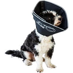 Comfy Cone - Collare Elisabettiano Innovativo Morbido Riflettente per Cane e Gatto Taglia Small 14 cm