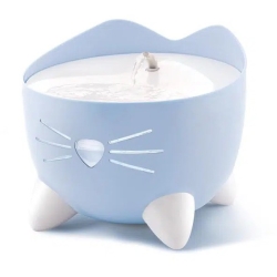 Pixi - Fontana Abbeveratoio per Gatti Combo Pack Blu