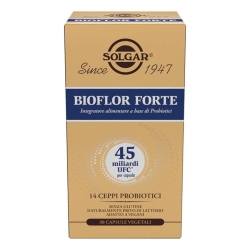 Solgar Bioflor Forte 30 Capsule Vegetali - Integratore per la flora intestinale