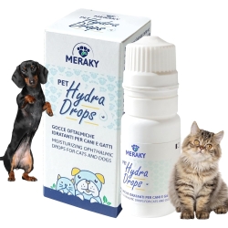 Pet Hydra Drops - Collirio Lubrificante Idratante per Cani e Gatti 10 ml