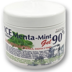 Ice Menta Mint 90 - Gel Ghiaccio Rinfrescante Lenitivo per Muscoli e Tendini Equini 500 ml