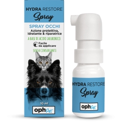 Hydra Restore Spray Occhi azione protettiva idratante e riparatrice per cani e gatti 10 ml