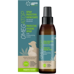 Omegatop - Spray Protettivo Igienizzante per Cute e Mantello Cani e Gatti 150 ml