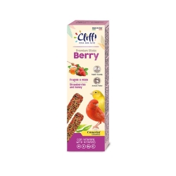 Berry sticks Fragole e Miele - Alimento completo per canarini 60 gr