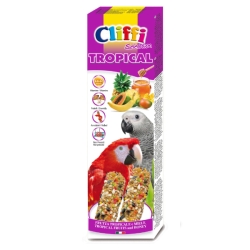 Tropical Sticks Frutta Tropicale e Miele - Alimento completo per pappagalli 150 gr