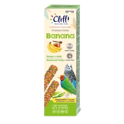 Sticks Banana e Miele - Alimento completo per pappagallini e uccelli esotici 60 gr