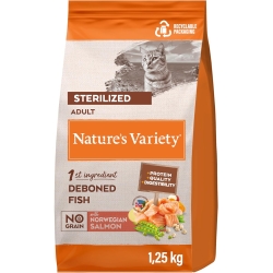 Selected No Grain Salmone - Alimento completo per gatti adulti sterilizzati 1,25 kg
