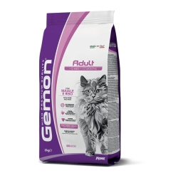 Gemon Adult Maiale e Riso - Alimento completo per gatti adulti 2 Kg