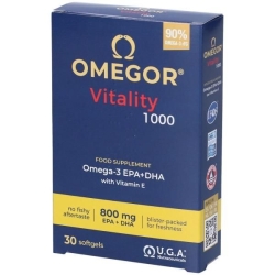 Omegor Vitality 1000 - 30 perle - integratore di omega 3
