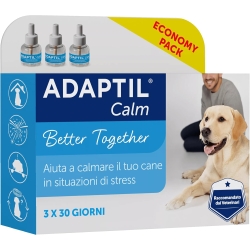 Adaptil Calm - 3 Ricariche per Diffusore con Feromoni per la Serenità del Cane 60 ml