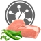 Monoprotein Vet Diet Hypoallergenic Maiale e Piselli - Alimento dietetico per cani con allergie di piccola taglia 7 kg