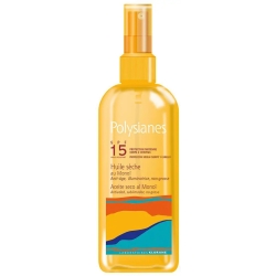 olio secco spray all'olio di monoi protezione solare spf15 125 ml