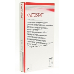 Kaltostat - Medicazione in Alginato per Lesioni Essudative 10 Medicazioni 10cm x 20cm