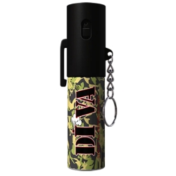 Top Camo - Spray al Peperoncino per Difesa Personale con Portachiavi 15 ml