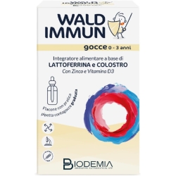 Wald Immun Gocce 0-3A - Integratore per bambini a base di Lattoferrina e Colostro 20 ml