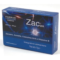 Zac Q10 - Integratore per le articolazioni e il sistema nervoso 20 Compresse