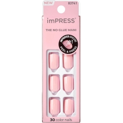 imPRESS Color Press-On 'Pick me Pink' - Unghie Finte Adesive Effetto Gel