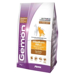 Gemon Medium Adult Pollo - Alimento per cani adulti di taglia media 3 Kg