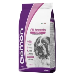 Gemon All Breeds Adult Maiale - Alimento completo per cani adulti 3 Kg