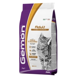 Gemon Adult Pollo e Tacchino - Alimento completo per gatti adulti 2 Kg