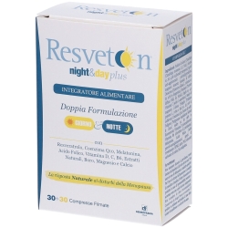 Resveton Night & Day 60 capsule - Integratore per la Menopausa