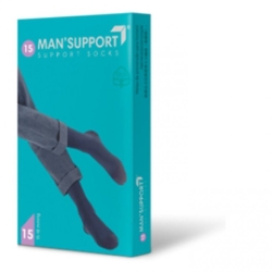 Gloria Med Man Support 15 - Gambaletto a Compressione Graduata (15-18 mmhg) Taglia 3 Blu