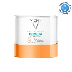 VICHY Crema Solare Viso 50 SPF Capital Soleil Uv Aqua Stick Solare invisibile Protezione Alta 50 ml