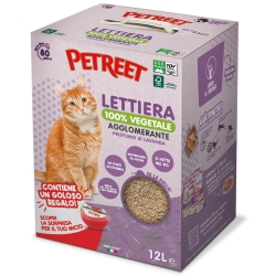 Lettiera Vegetale - Ecologica Compostabile Smaltibile nel WC Antiodore 12 lt