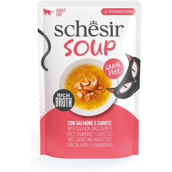 Soup Salmone e carote - Alimento completo per favorire idratazione dei gatti 40 gr