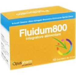 Fluidum800 12 oral stick da 15 ml - Integratore per il sistema immunitario