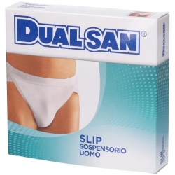 Dualsan Slip Sospensorio Uomo - Taglia 3 Bianco (Confezione Danneggiata)