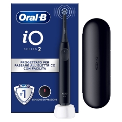 Oral-b Power iO Series 2 - Spazzolino Elettrico Night Black più Travel Case (Confezione Danneggiata)