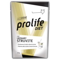 Prolife Diet Cat Urinary Struvite - Alimento completo per gatto adulto con problemi di struvite 85 gr