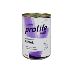 Prolife Diet Dog All Breeds Renal Pollo e Manzo - Alimento completo per cani con insufficienza renale 400 gr