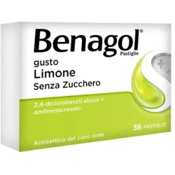 Benagol Limone 36 pastiglie senza zucchero - Antisettico del cavo orale