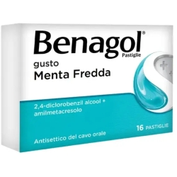 Benagol Gusto Menta Fredda - Antisettico Del Cavo Orale 16 Pastiglie