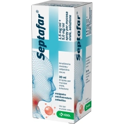 Septafar Spray per Mucosa Orale 30 ml - Analgesico antinfiammatorio antisettico