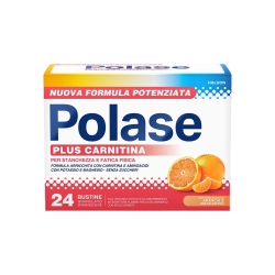 Polase Plus Carnitina 24 Bustine - Integratore per Stanchezza e Fatica Fisica