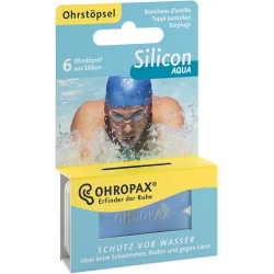 Silicon Aqua - 6 Tappi Auricolari per proteggere dall'acqua