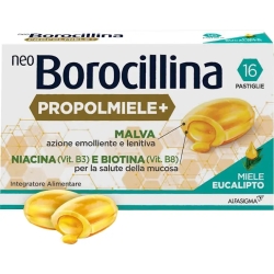 NeoBorocilina Neoborocillina Propolmiele+ Miele E Eucalipto - Per Il Benessere Della Gola 16 Pastiglie